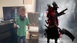 Niño de 5 años logró terminar Bloodborne en 21 horas y es viral en redes