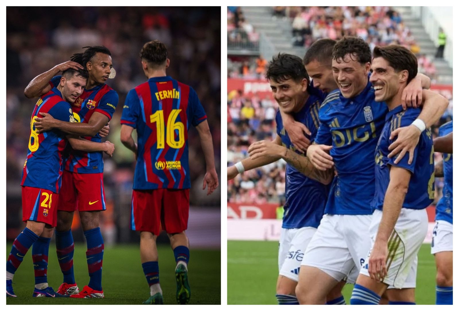Barcelona vs. Real Oviedo se miden por la fecha 21 de LaLiga 2025-2026. (Foto: Composición)