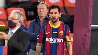 Koeman respondió a Setién por el tema Lionel Messi y las dificultades para gestionarlo