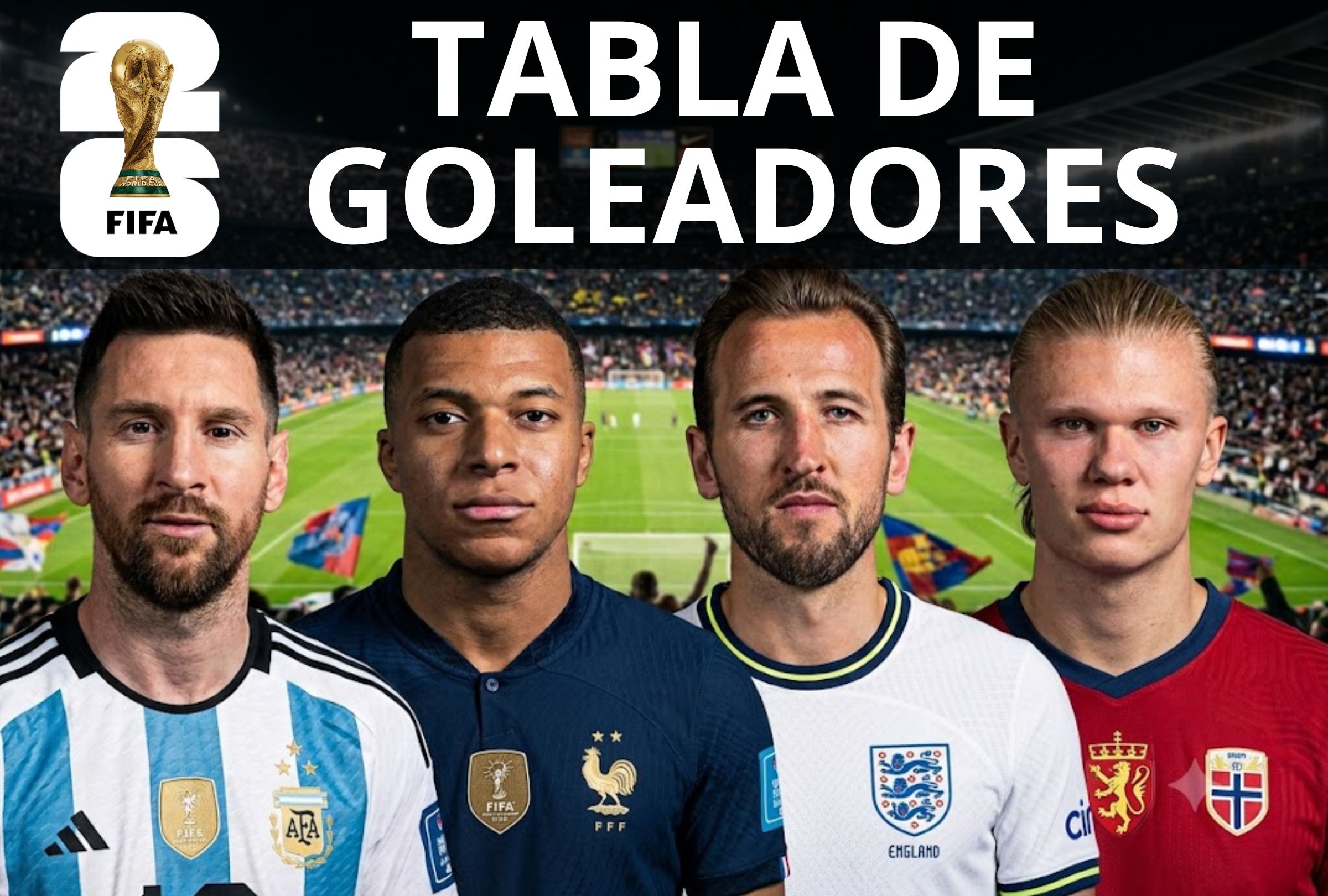 El máximo goleador del Mundial masculino de 2026 recibirá el famoso trofeo Bota de Oro, y habrá muchos nombres importantes luchando por ese título. Sigue la tabla en directo. (Foto: Composición Depor)