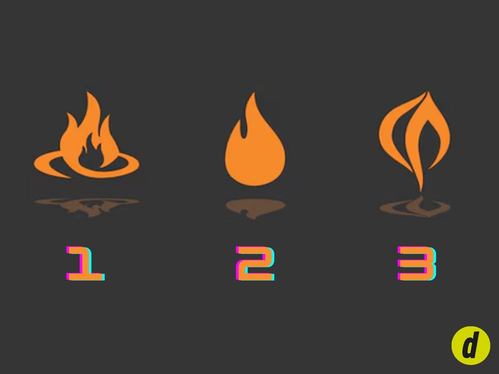 TEST VISUAL | Detrás de cada llama, te espera un interesante mensaje. (Foto: Composición Freepik / Depor)