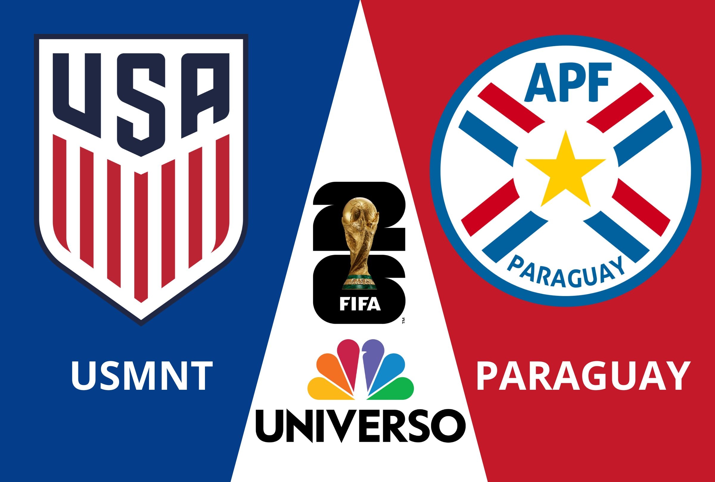 Conoce cómo y dónde ver Estados Unidos vs. Paraguay EN VIVO EN DIRECTO ONLINE el partido por el grupo D de la Copa Mundial 2026. (Foto: Composición Depor)