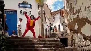"Joker": se viraliza el Guasón de Cusco, así baila el villano en la ciudad imperial