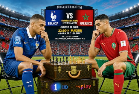 TVE La1 televisó el partido Francia 2-0 Marruecos por la Copa del Mundo 2026