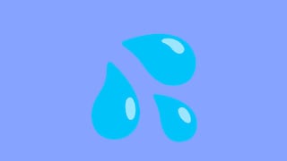 Te explicamos qué significa el emoji de las tres gotitas en WhatsApp