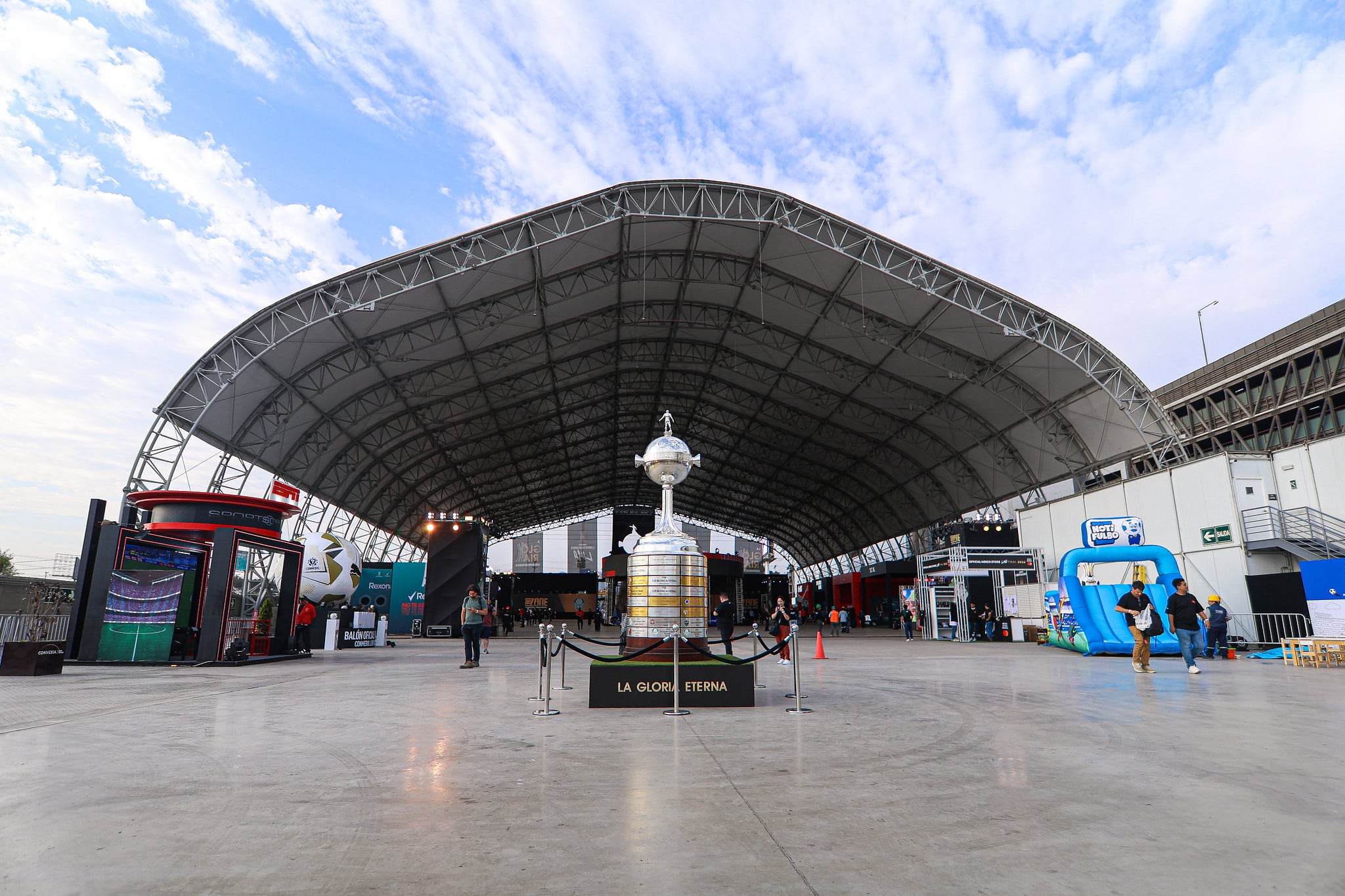 Fan Zone Conmebol Libertadores abre sus puertas en Lima. (Foto: Conmebol)
