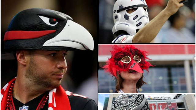 Las extravagancias de los fanáticos que fueron al Super Bowl LI [FOTOS]
