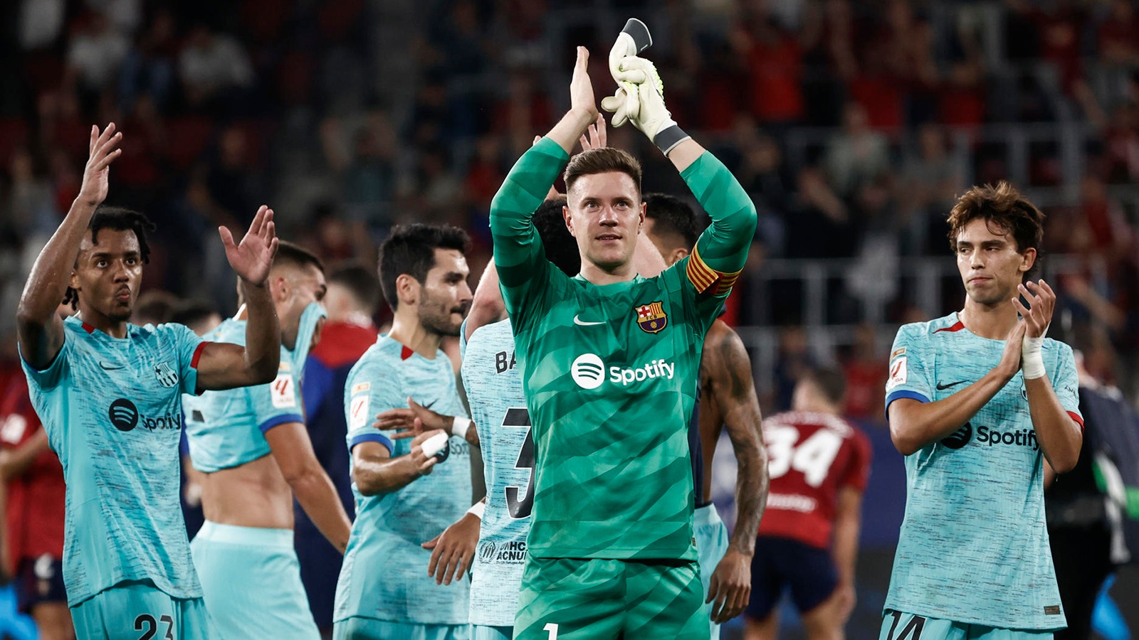 Barcelona y Osasuna jugaron por la fecha 4 de LaLiga. (Foto: EFE)