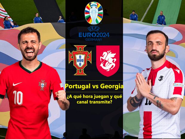 EN VIVO y ONLINE, conoce a continuación todos los canales de TV que transmitirán el duelo entre Portugal y Georgia por la Eurocopa 2024.| Foto: Composición Mix