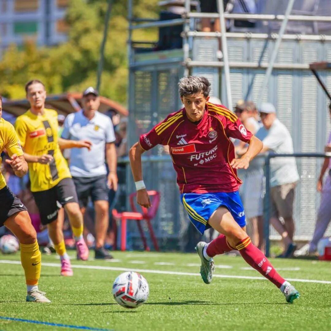 Alonzo Vincent comenzó integrando el equipo sub-21 de Servette de Suiza. (Foto: Servette)