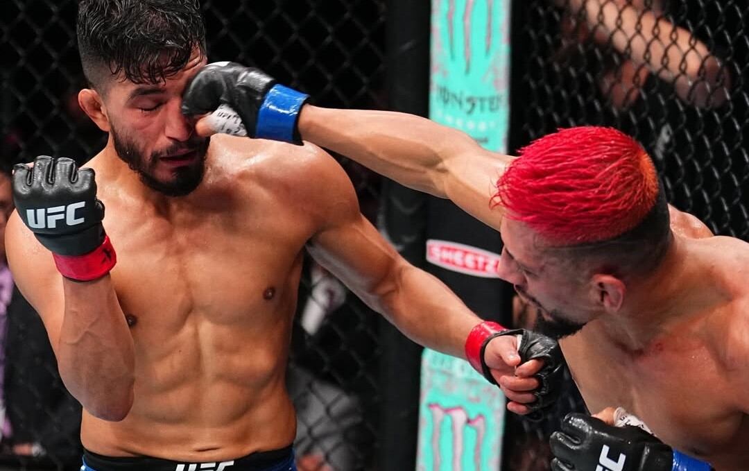 'Soncora' Marcos sumó una impactante victoria frente a Alonso Yañez a fines del 2024. (Foto: UFC)