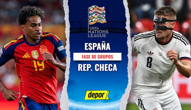España vs. República Checa se enfrentan por la Nations League. (Composición: Depor)