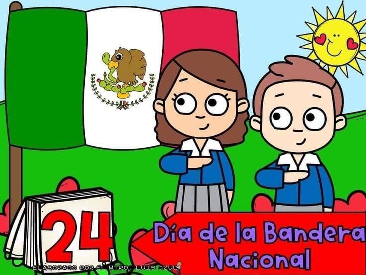 Imágenes por el día de la Bandera mexicana que se realizará este sábado 24 de febrero. (Foto: Internet).