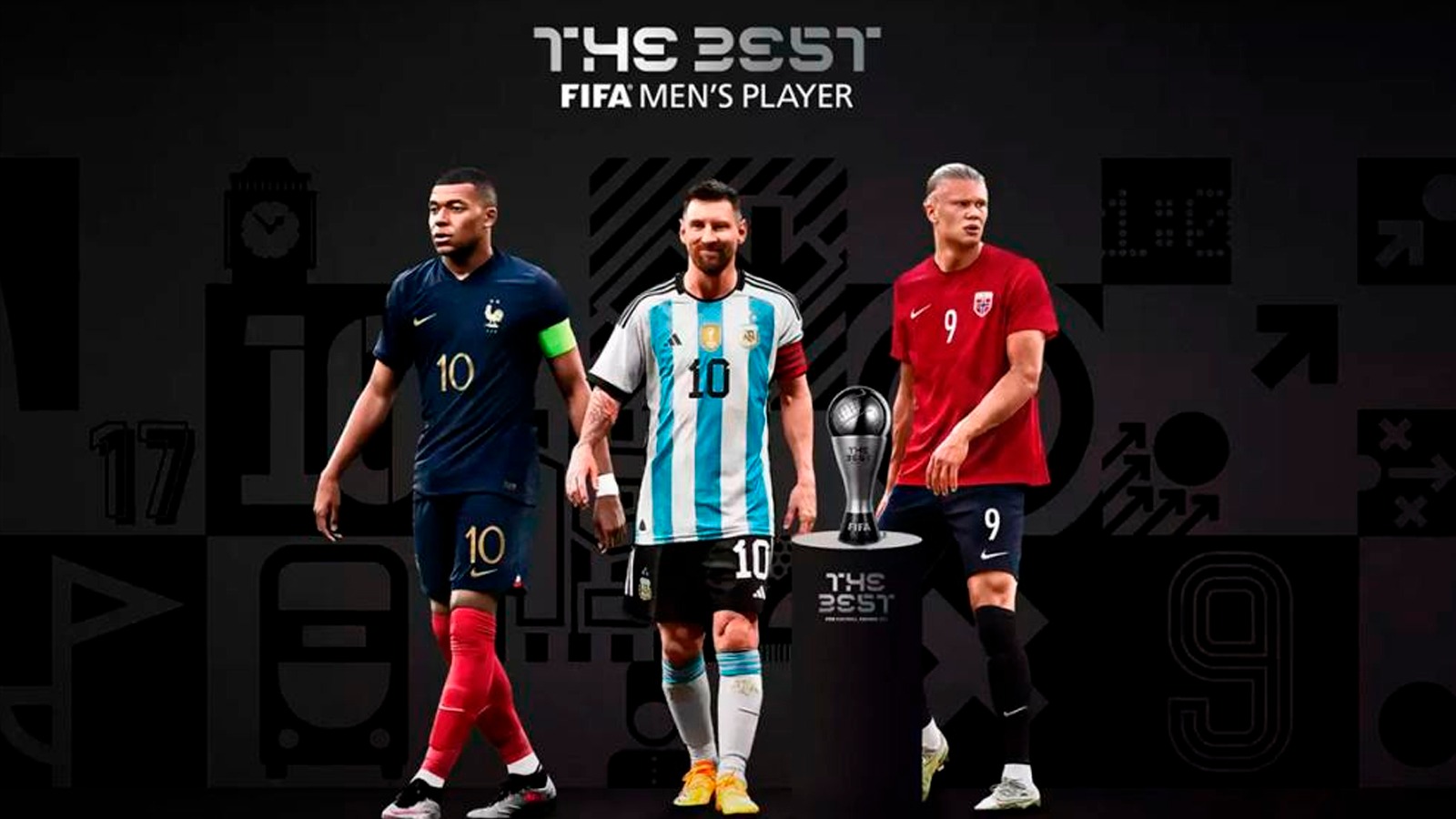 Messi, Mbappé o Haaland finalistas a "Mejor jugador" en premios The Best de FIFA. (Foto: FIFA)