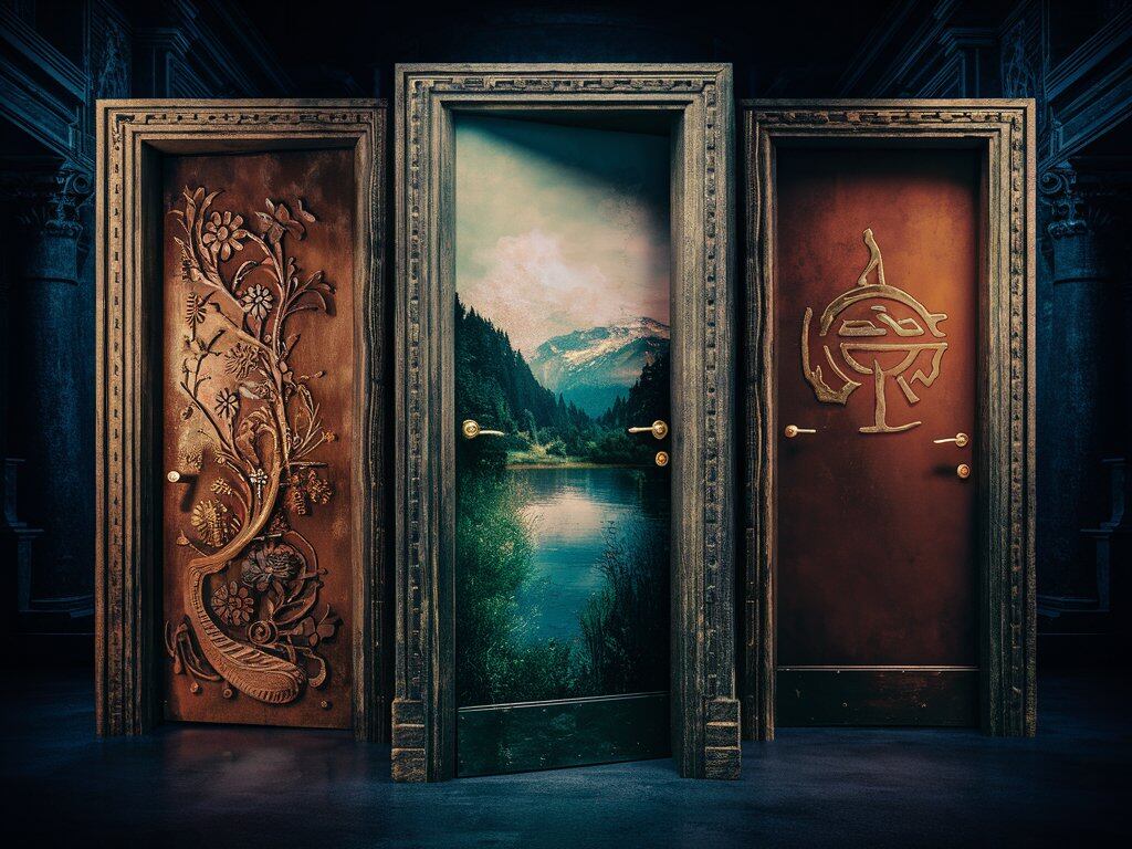 Elige una puerta en esta imagen para descubrir qué piensan las personas sobre ti (Foto: Depor).