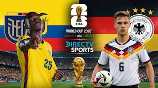 DIRECTV transmitió el partido Ecuador 2-1 Alemania por el Mundial 2026