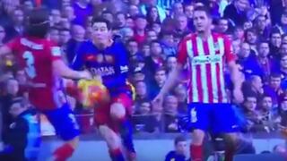 Youtube: Lionel Messi y la criminal falta que recibió de Filipe Luis
