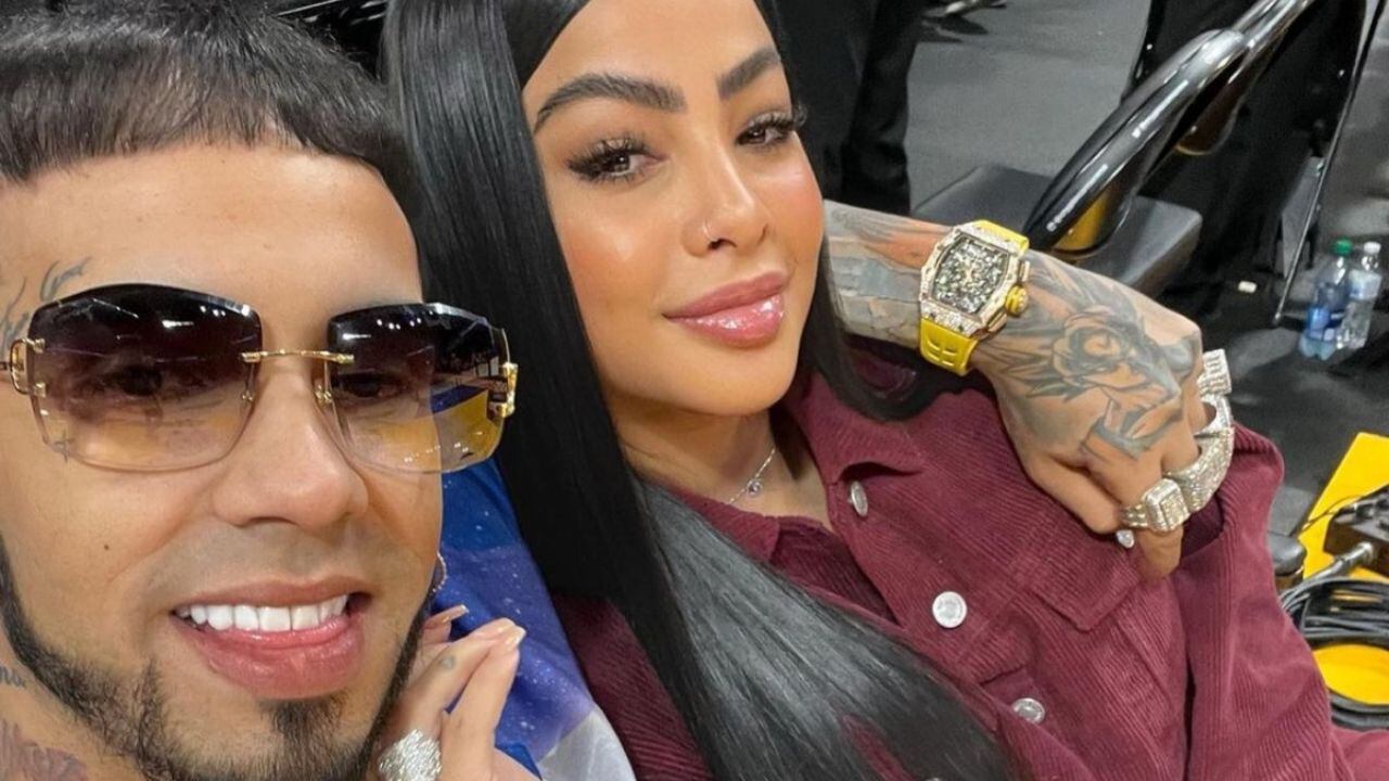 Anuel AA y Yailin La Más Viral durante su relación (Foto: Anuel AA / Instagram)