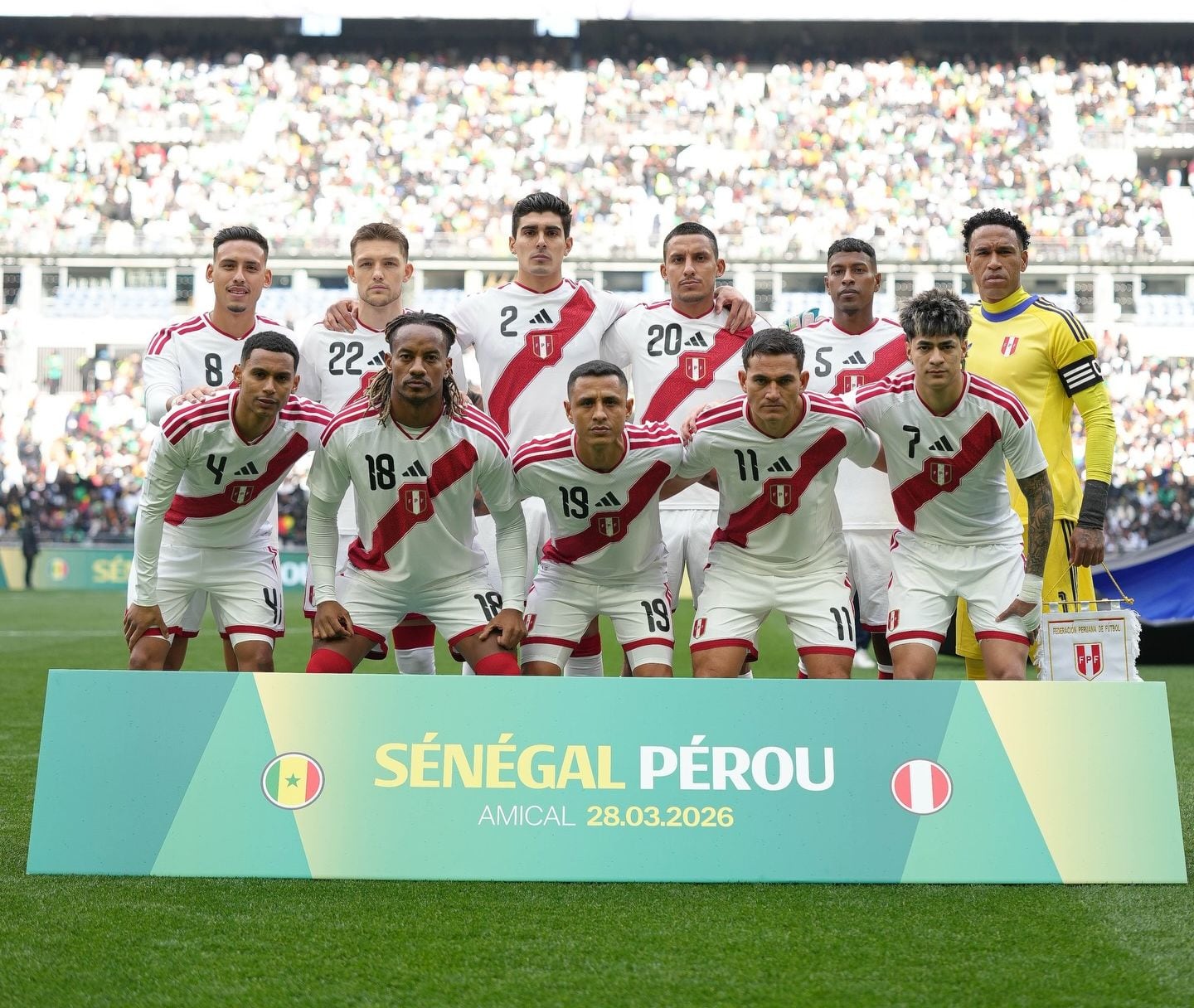 Este fue el primer once de la blanquirroja al mando de Mano Menzes. (Foto: Selección peruana)