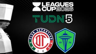 TUDN y Canal 5 televisaron Toluca 3-0 Seattle Sounders por la Leagues Cup 2026