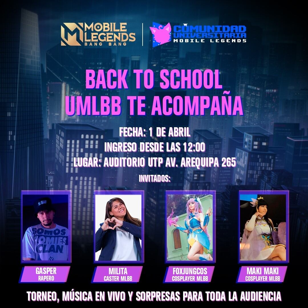 Mobile Legends: Bang Bang anuncia nuevo Torneo Interuniversitario en Perú y el resto de Latinoamérica. Foto: MLBB