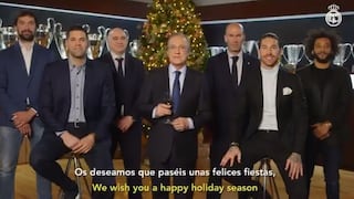 Florentino y su deseo de Navidad para el Real Madrid: “Queremos que el 2020 sea un año de éxitos y títulos”