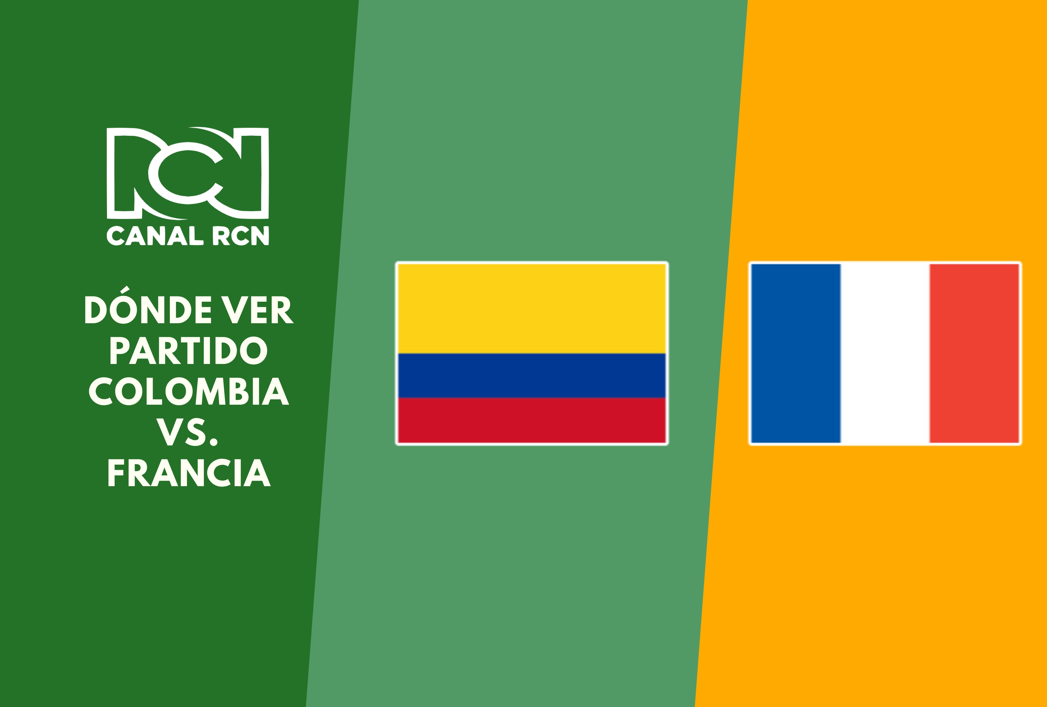 ¡Vamos Colombia! Mira el partido Colombia vs. Francia por Canal RCN EN VIVO y GRATIS. Te decimos dónde ver la señal abierta y fútbol TV online para no perderte este choque mundialista desde Estados Unidos. | Crédito: fifa.com / Composición Depor