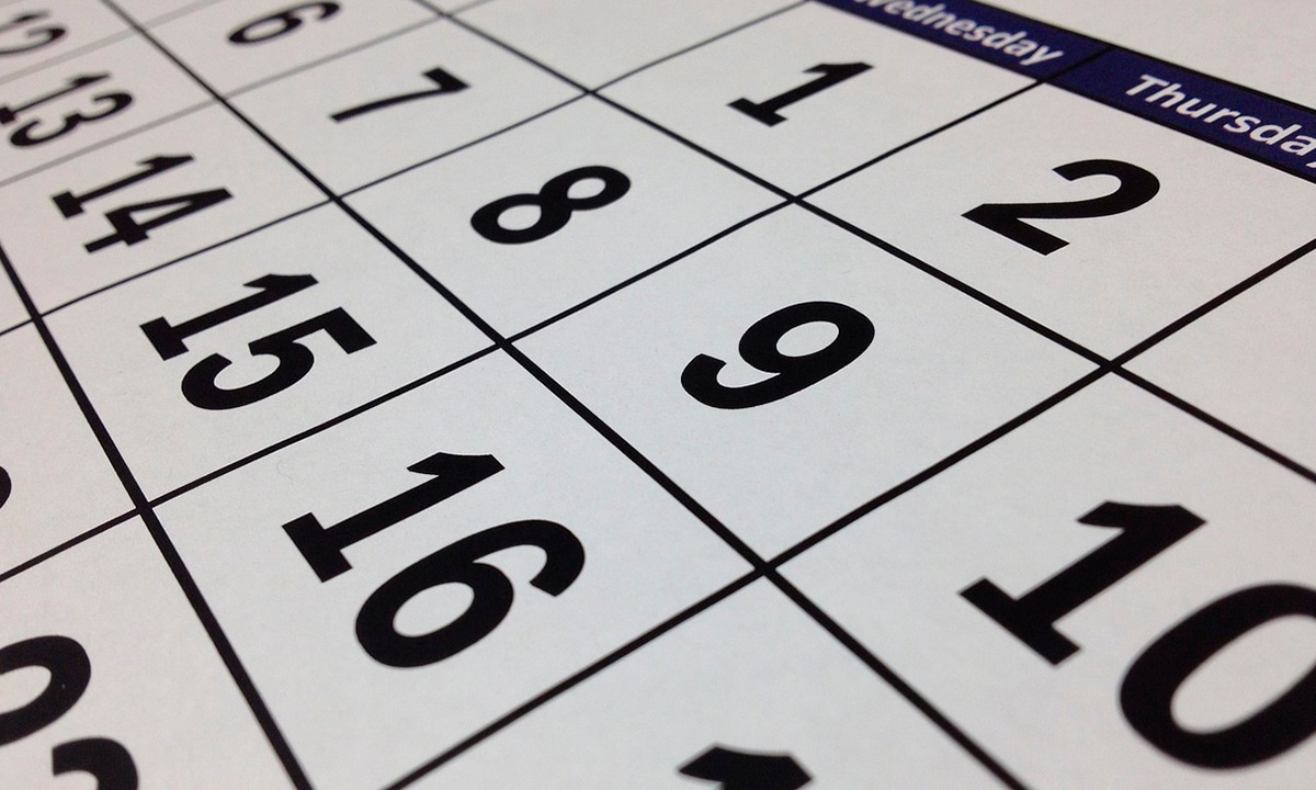 Conoce aquí los días no laborables del 2024. (Foto: Pixabay)