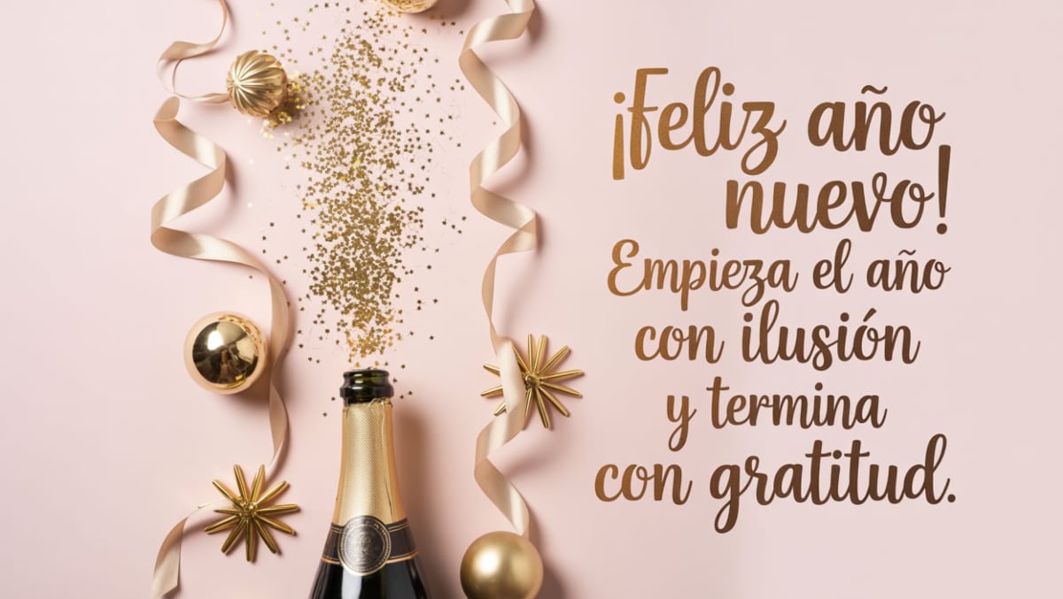 Tarjetas por Año Nuevo 2026: saludos y cadenas para enviar el 1 de enero