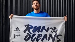 Campaña con Lionel Messi invita a correr para donar kilómetros por un océano libre de plástico