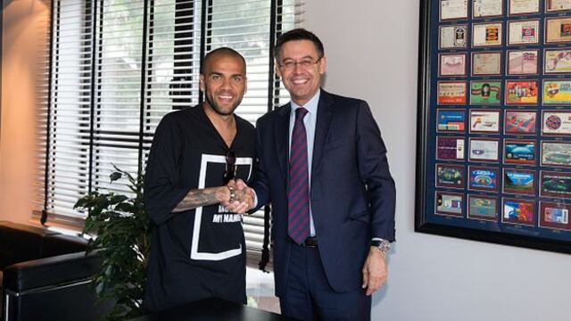 Explotó: contundente respuesta de Dani Alves al presidente de Barcelona por una declaración