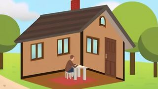 Si ves al hombre dentro o fuera de su casa descubrirás cuál es tu zona de confort