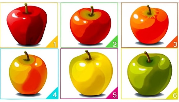 Test visual: descubre qué cualidades tienes con solo elegir una de las manzanas en esta imagen (Foto: Namastest).