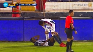 Carlos Ascues salió lesionado y preocupa (nuevamente) a Pablo Bengoechea [VIDEO]