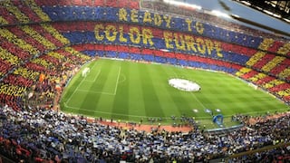 ¡Es un templo! El espectacular mosaico del Camp Nou para recibir al Barça y que será una lección para Klopp [VIDEO]
