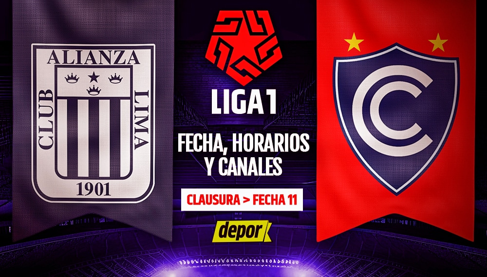 Alianza Lima vs. Cienciano: fecha, horarios y canales de TV. (Diseño: Christian Marlow)