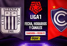 Canal para ver hoy Alianza Lima vs. Cienciano: horarios por Liga 1