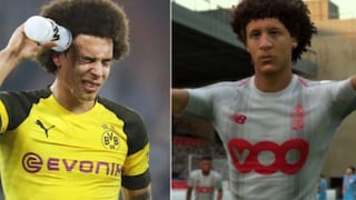 FIFA 19 | Axel Witsel, del Borussia Dortmund, está molesto con EA Sports por este diseño de su cara