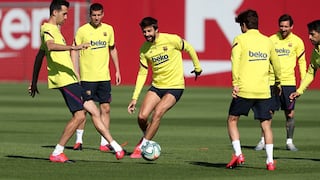 Felices de volver: plantel del Barcelona retomó sus entrenamientos este viernes tras tener un día de descanso