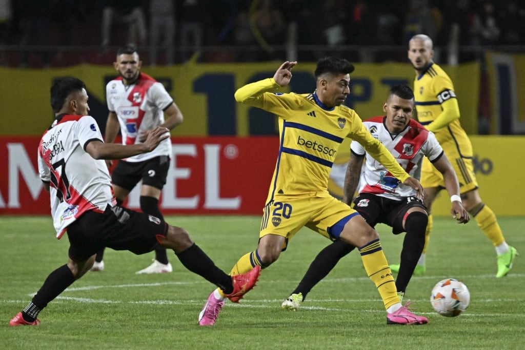 Boca y Nacional Potosí se miden este miércoles por la última fecha de la Copa Sudamericana, en fase de grupos. (Foto: AFP)