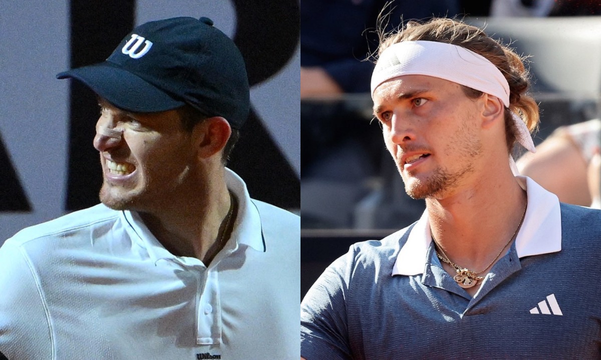 Nicolas Jarry y Alexander Zverev se miden en la final del Master 1000 de Roma. (Foto: Composición)