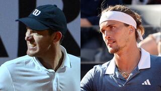 Nicolas Jarry vs. Alexander Zverev: a qué hora y en qué canal ver final de Masters 1000 de Roma