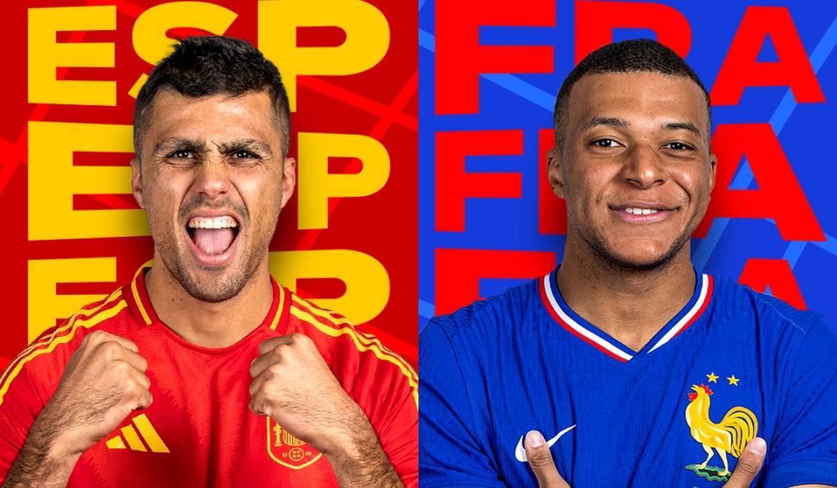 España vs Francia se miden por las semifinales de la Eurocopa. (Foto: UEFA)