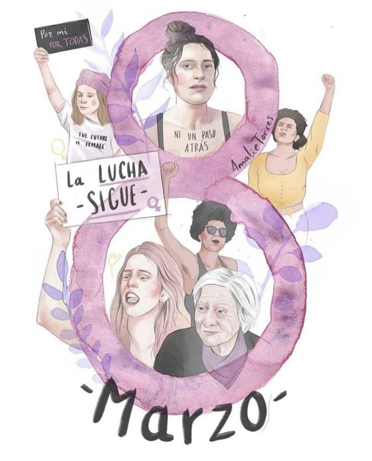 CIUDAD DE MÉXICO (MÉXICO), 08/03/2026.- “Como Rosa Luxemburgo, sabemos que la libertad también se escribe con nombre de mujer.” FOTO DE ES.PINTEREST.COM