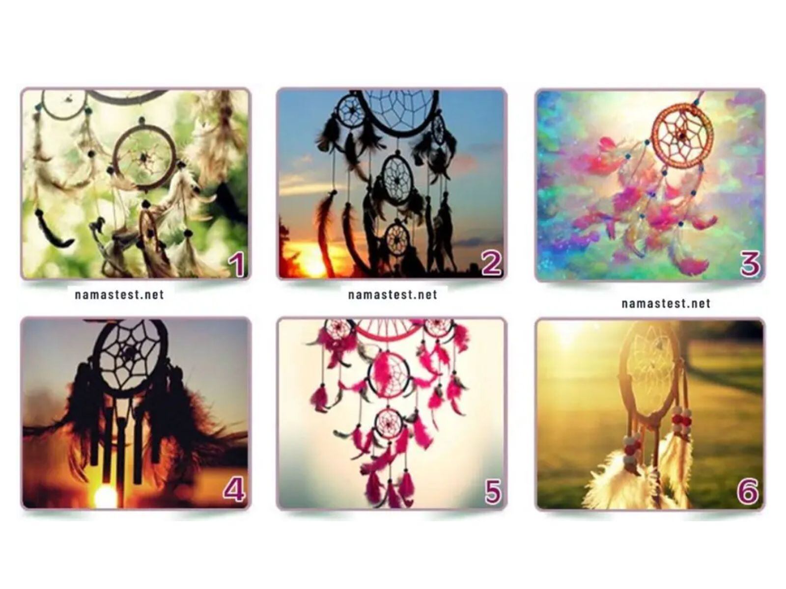 TEST VISUAL | Esta imagen te muestra muchos atrapasueños. Tienes que escoger uno. (Foto: namastest.net)