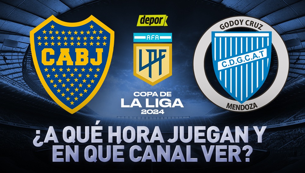 Boca vs. Godoy Cruz juegan por la Copa de la Liga Argentina. (Diseño: Depor)
