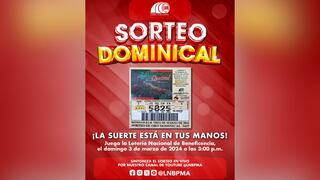 Lotería Nacional de Panamá del 3 de marzo: ver resultados del Sorteo Dominical