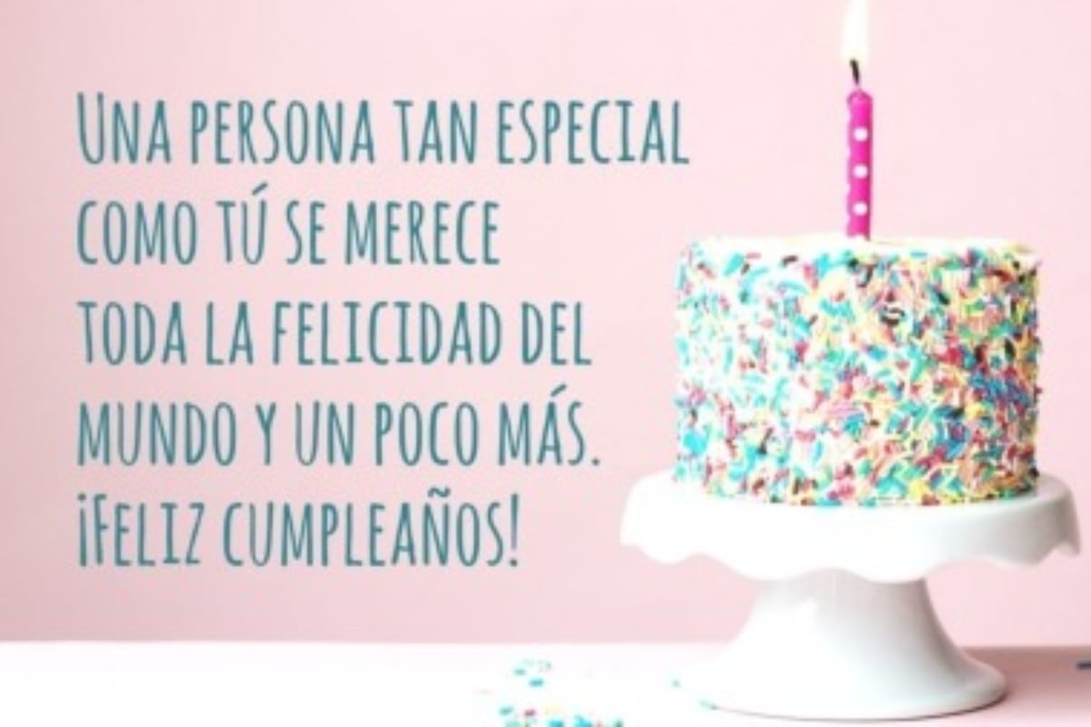 Feliz cumpleaños frases originales. (Foto: cumplegenial.com)