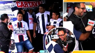 Periodista es cargado en vivo por hinchas de Alianza Lima previo a la final de la Liga 1