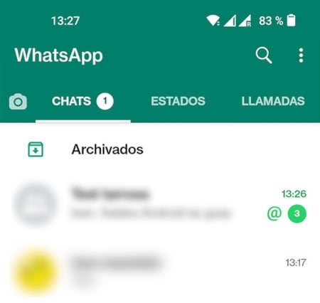 WhatsApp: qué significa el “@” en las notificaciones de la aplicación. (Foto: Xataka)
